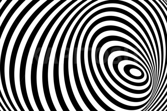 Download Black White Distortion Illusion 3d Line - Premium Resources
