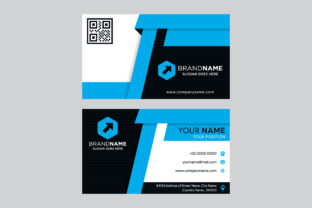 Download Black Blue Business Card Geometric - Premium Bundle