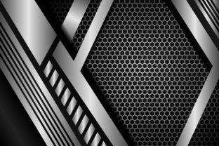 Download Geometric Background Grey Black Hexagon - Premium Resources